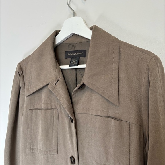 Banana Republic Women's Silk Utility Jacket - Picture 4 of 7